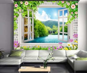 Tranh Dán Tường 3D