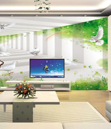 Tranh Dán Tường 3D