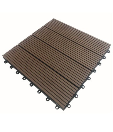 Vỉ gỗ nhựa ngoài trời vân sọc