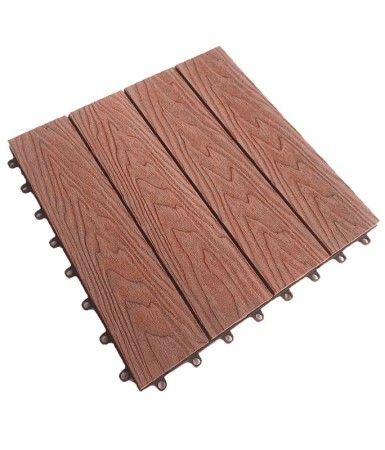 Vỉ gỗ nhựa ngoài trời vân 3D